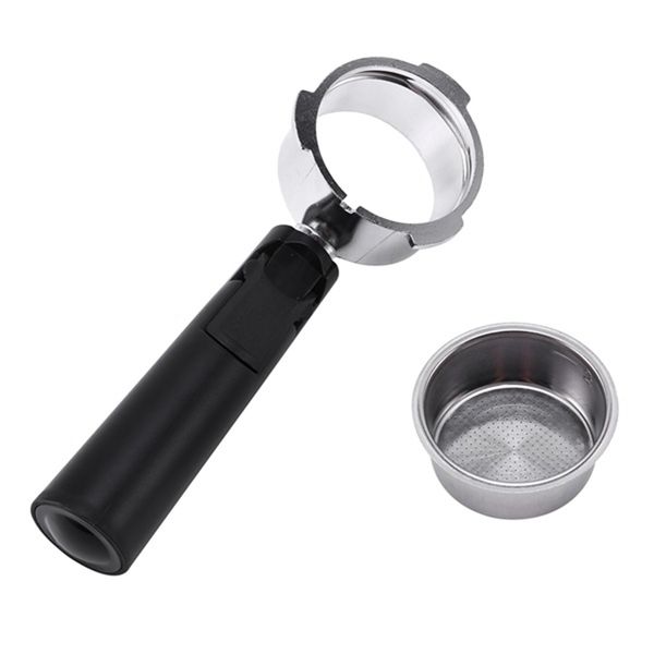 51mm Stainless Steel Bottomless Coffee Portafilter for Professional Espress