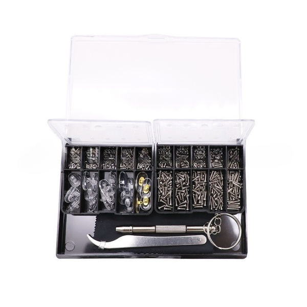 Eyeglass Repair Kit, Glasses Repair Kit with Glasses Screwdriver