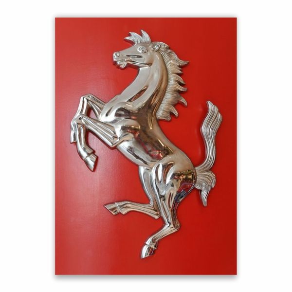 Ferrari Horse Logo Poster - A1