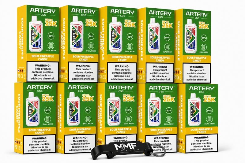 Artery MMF Edition 25000 Puffs Dispo - Sour Pineapple Candy (Pack of 5)