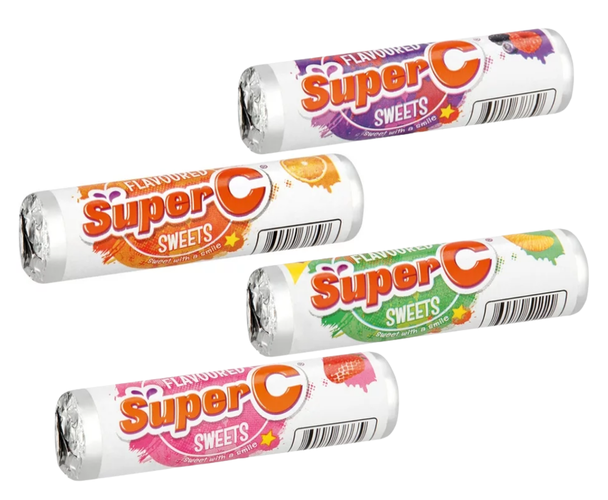 SUPER C Assorted Flavours Pack -24 Rolls | Shop Today. Get it Tomorrow ...