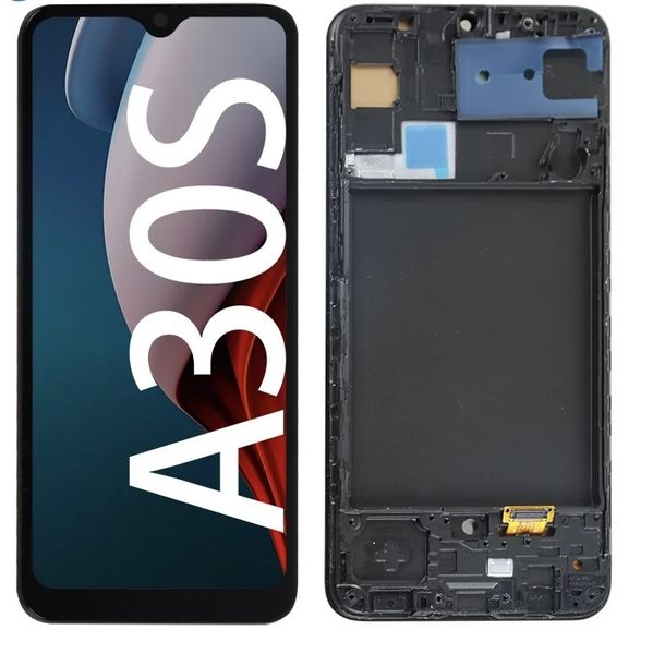 Replacement LCD For Samsung A30s With Frame plus Glass Screen Protector