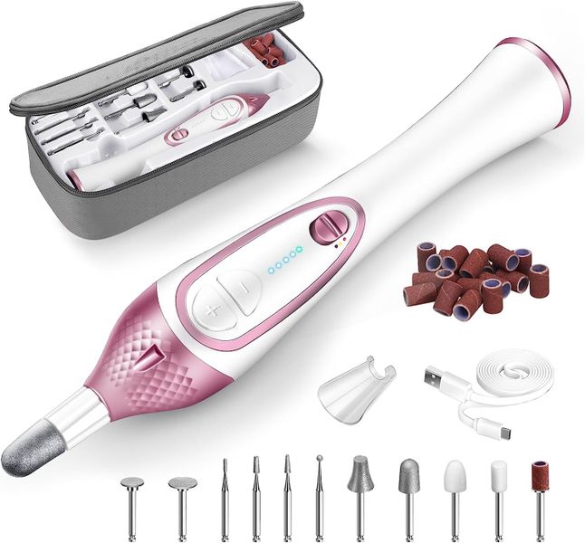 36-Piece Professional Manicure Pedicure Kit,Electric Nail File Set