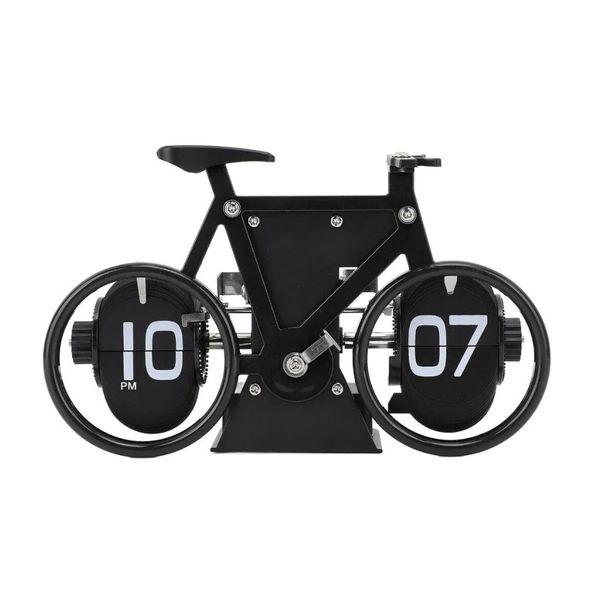 Adventurer Bicycle Design Flipping Clock