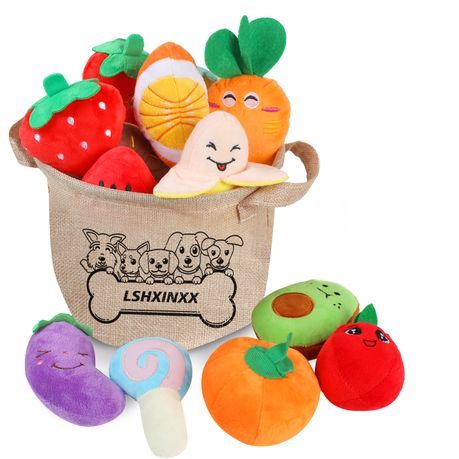 Squeaky Dog Toys, 15Pcs Small Plush Puppy Toy, Dog Toys to Keep Them Busy Image