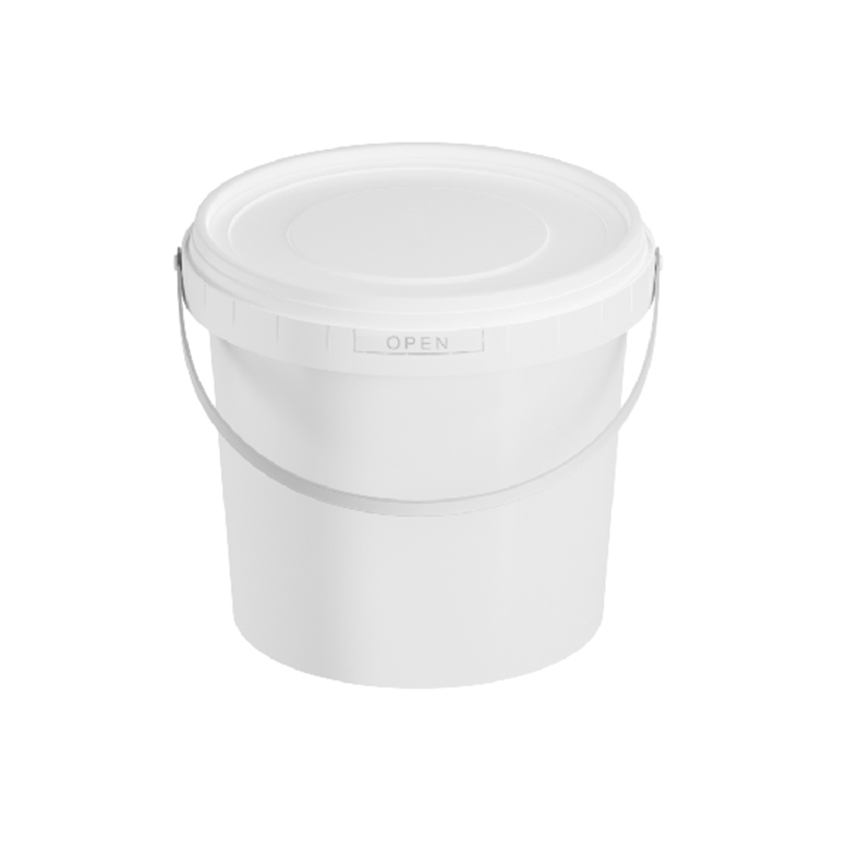 5L Bucket with Lid 3 x White Buckets with Tamper Evident Design Buy