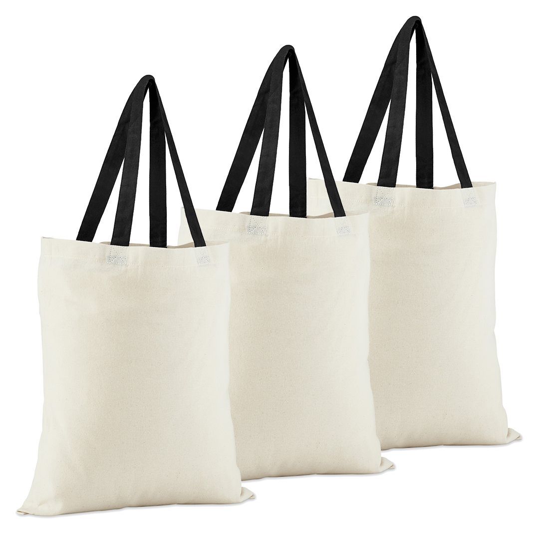 Always Summer Pop Colour Handle 100% Cotton Eco Tote Bag 3 Pack | Shop ...