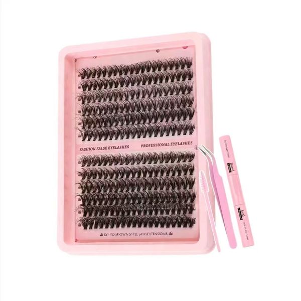 240 Pieces Eyelash Tufting Set 12-16mm Natural Lengthening