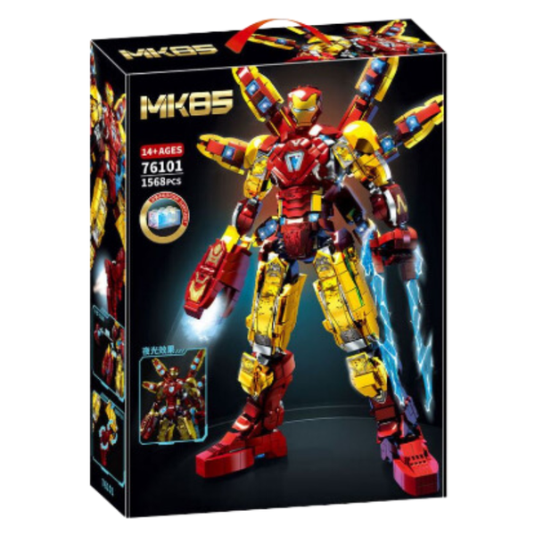 Iron Man MK85 Super Heroes Model Assembly Toy Set 1568 Blocks