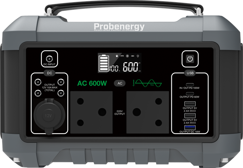 Probenergy Mini - 600W Lithium Portable Power Station (UPS)