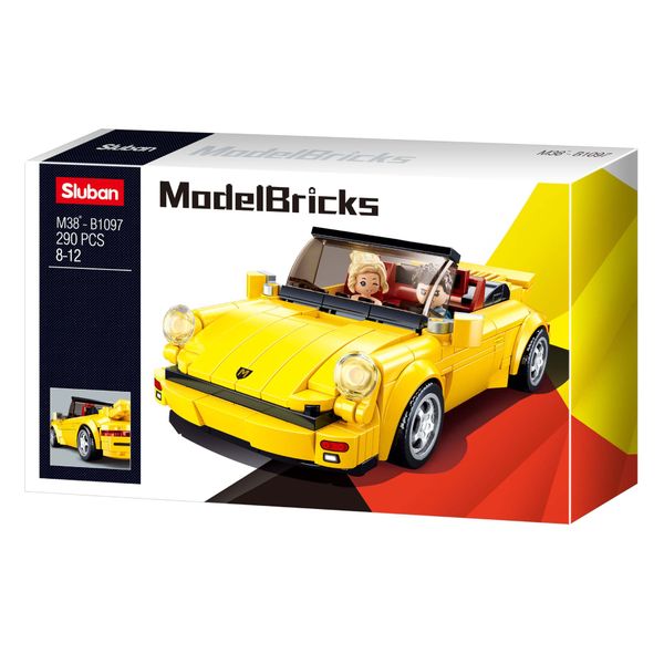 Sluban Building Set: Model Bricks 930 Sport Car - 290 Pieces