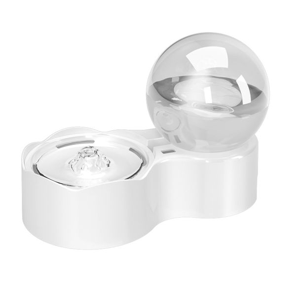 Pet Water Fountain 2.3L Pet Fountain Super Quiet Automatic Pure Crystal