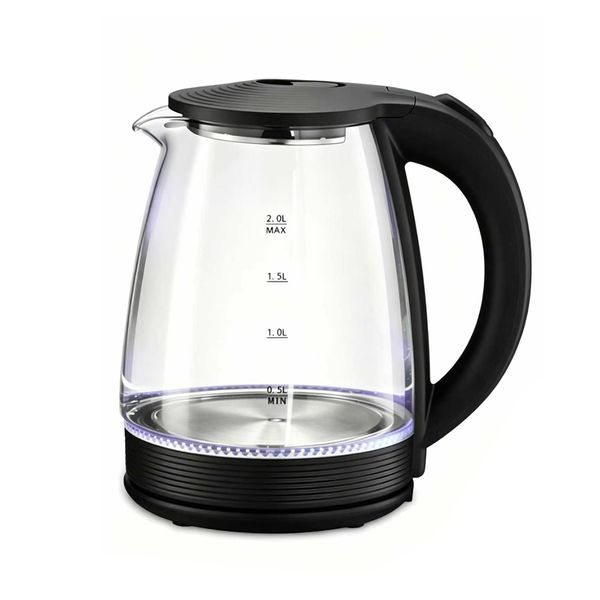 1500W Glass Electric Kettle Fast Boil Boil-dry Protection Auto Shut-Off