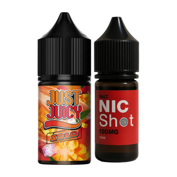 The Hidden Cloud Just Juicy Solo Ripe Mango 50mg 30ml Longfill Kit