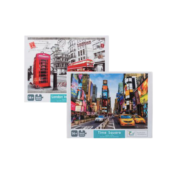 Call - Assorted Jigsaw Puzzles 1000 Piece - Pack Of 2
