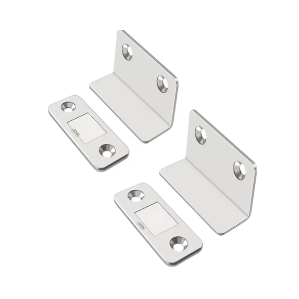LH- 2 Ultra Magnetic Door Catch- Strong Suction L-Shaped Invisible Latch