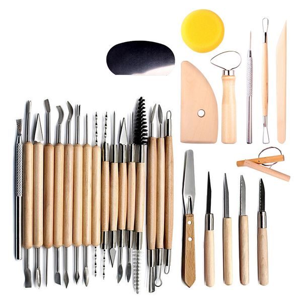 30 in 1 Pottery Clay Sculpture Tool Set