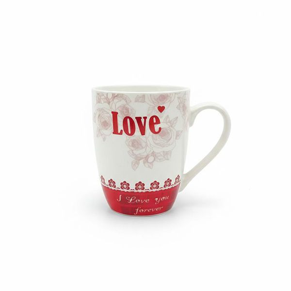 Valentine's Love Mug - "I Love You Forever" Coffee Cup