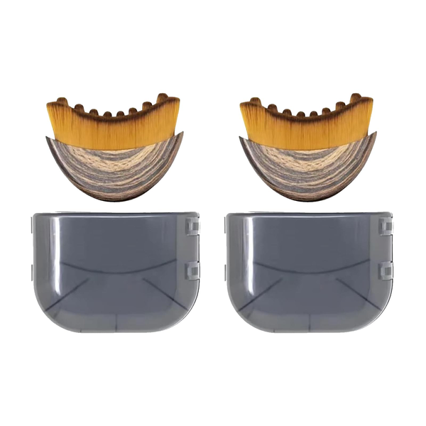 2 Pack Lymphatic Contour Face Brush,Lymphatic Brush for Drainage assage