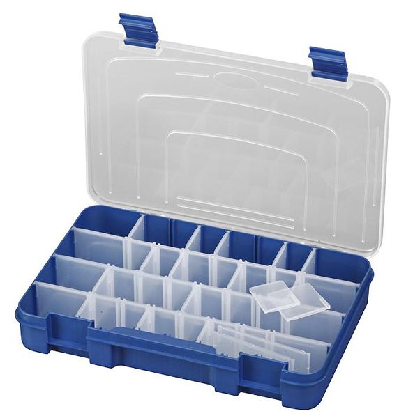 Multicomp Pro (195.303) Storage Box, 20 Compartment, Transparent