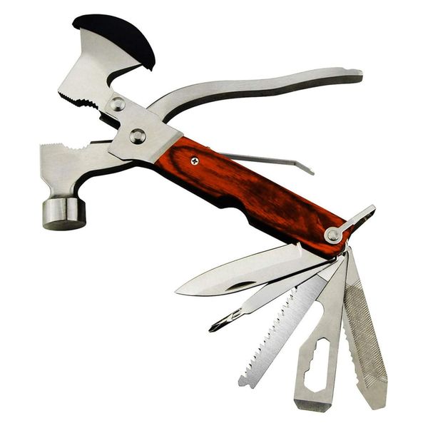 18-in-1 Multitool Axe Hammer with Pliers for Camping &amp; Hiking