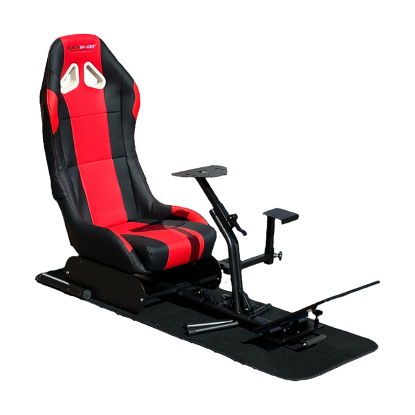 Blackspider BSVR006 Racing Simulator Seat Black Red
