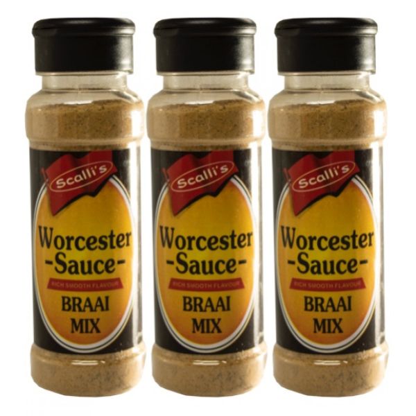 Scalli’s Worcester Sauce Value Pack- 3X200ml