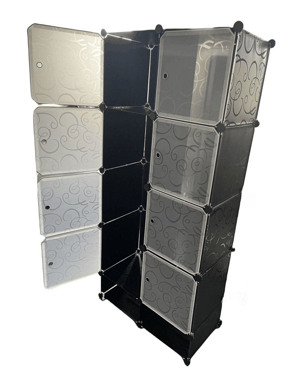 Modern Design Portable 8 Cube With Hanging - 2 Shoe Rack | Shop Today ...