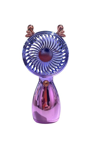 Mini Electroplated USB Rechargeable Handheld fan