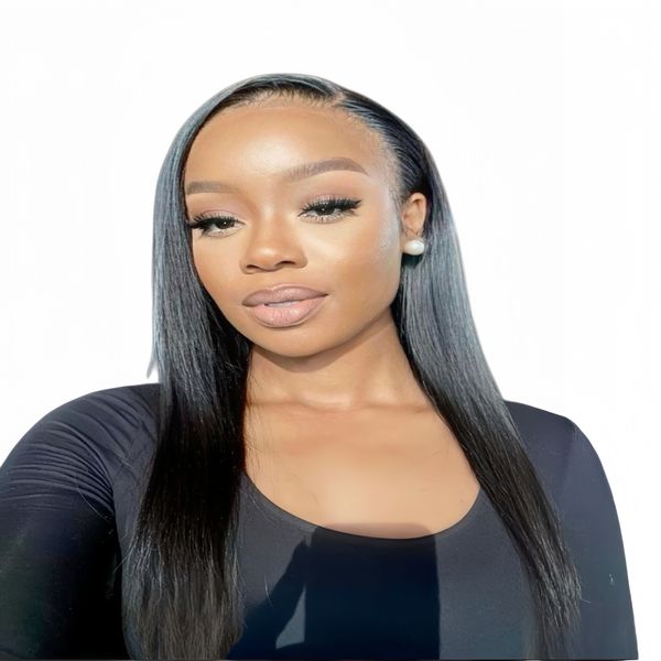Luvée 20" 13x4 Brazilian Hair Bob Wig Frontal Human Hair Transparent Lace