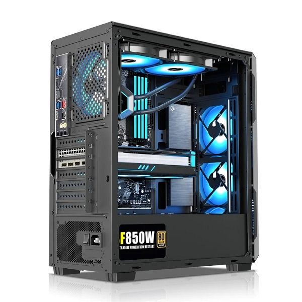 Eternity Liquid Cooled Desktop Gaming Empty Case ATX/Micro ATX/Mini ATX