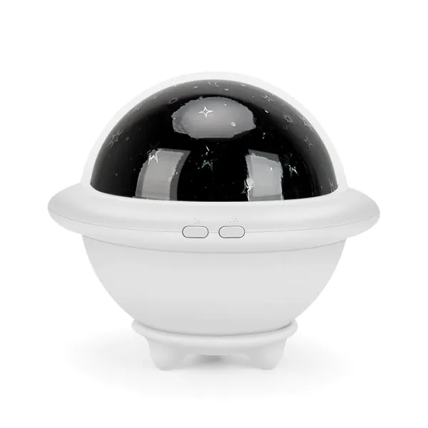 UFO Night Light Projector USB Star Master Children Baby Sleep Lamp - White