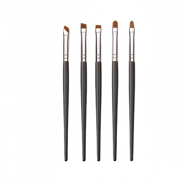 5-Piece Long Bladed Eye Makeup Brush Set Professional Eye Makeup Brushes
