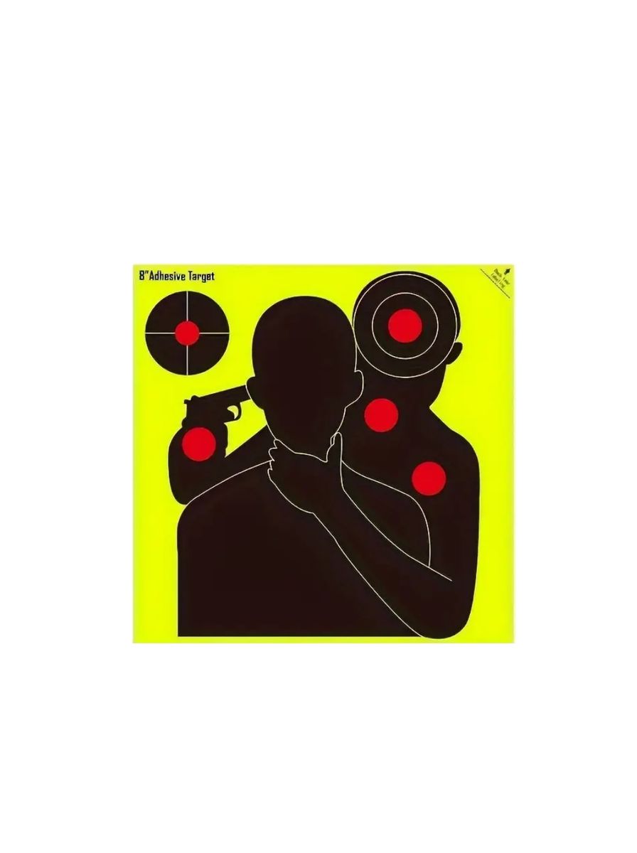 OMS Adhesive Shooting Targets for Archery and Firearms Practice - 20 Pieces