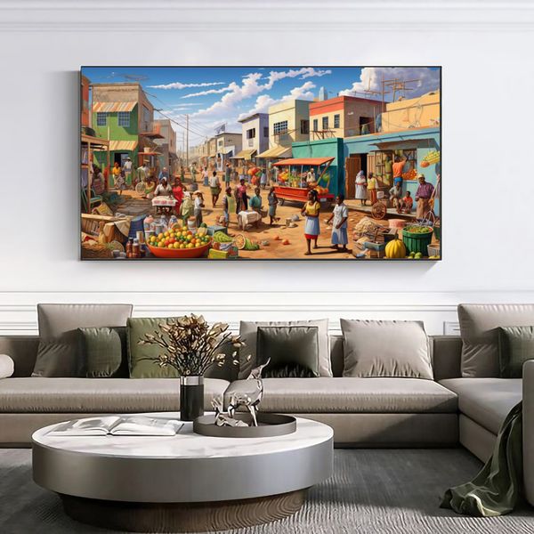 Canvas Wall Decor - Township Market - 0291