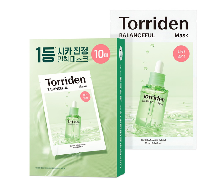 Torriden Balanceful Cica Facial Sheet Masks 10 Pack