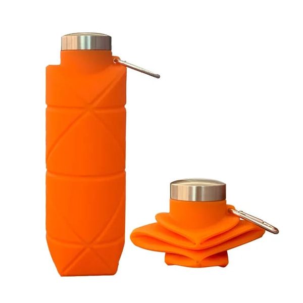 Outdoor Portable Collapsible Folding Silicone Water Bottle