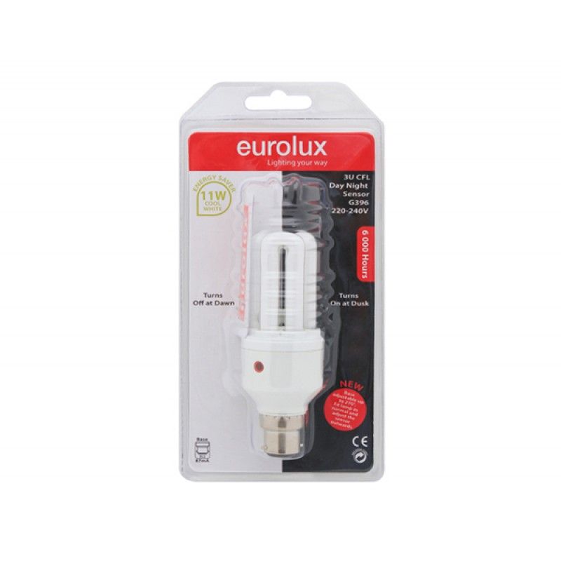 Eurolux Lamp CFL 11W B22 D/N CW