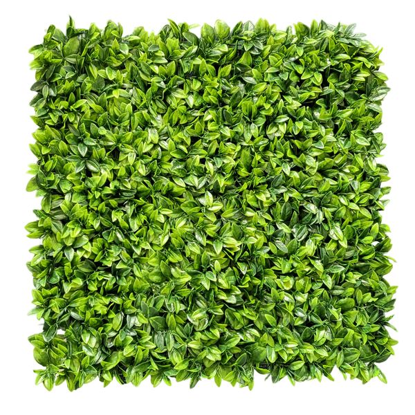 Set of 4 Artificial Furn Faux Leaves Wall Panel (50 x 50cm)