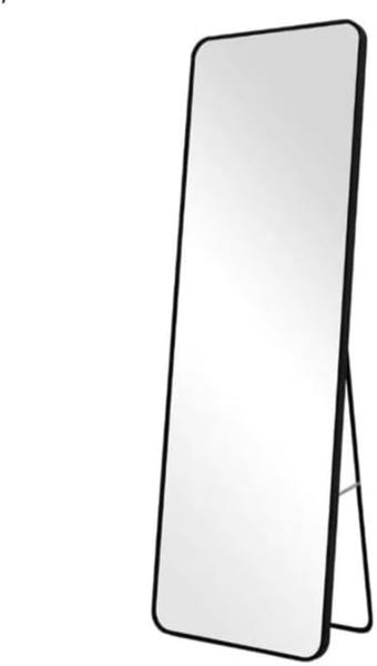 Full Length Mirror Wall Mounted Hanging Mirror with Stand Full Body Mirror