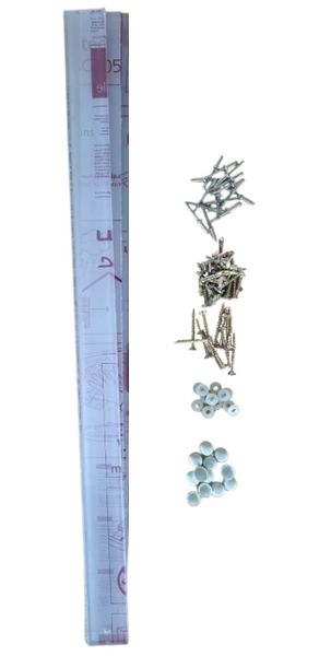 BBW SafetyView Clear Burglar Bars 2000mm x 50mm – X 3 Strips