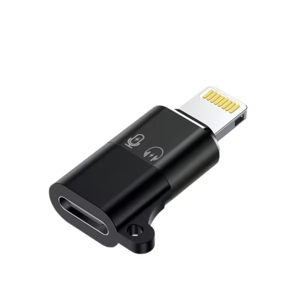 USB-C to Lightning Adapter (OTG) Audio + Charging + Data Transfer Converter