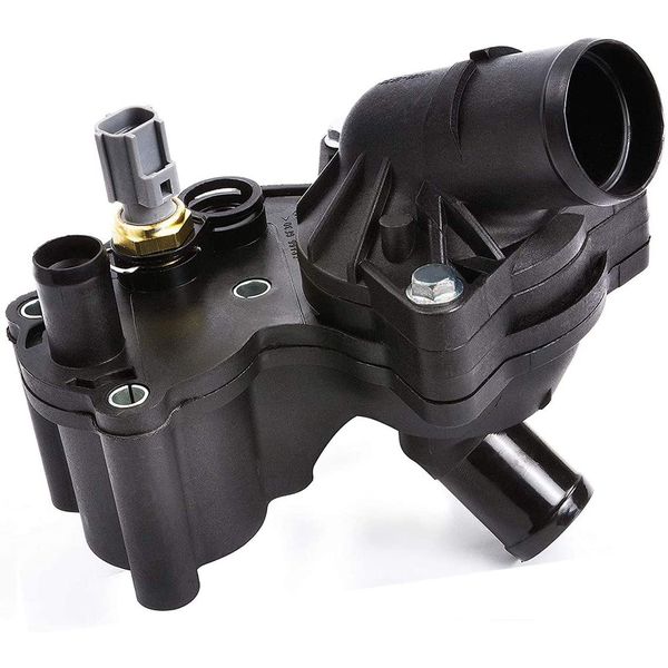 Engine Coolant Thermostat Housing with Sensor for Ford Mustang