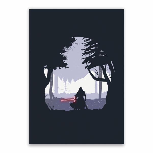 Star Wars Villain Shadow Poster - A1