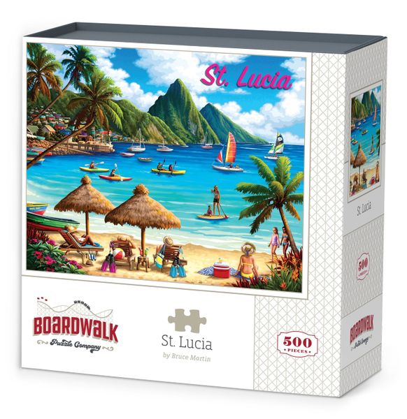 Boardwalk St. Lucia Puzzle - 500 Piece