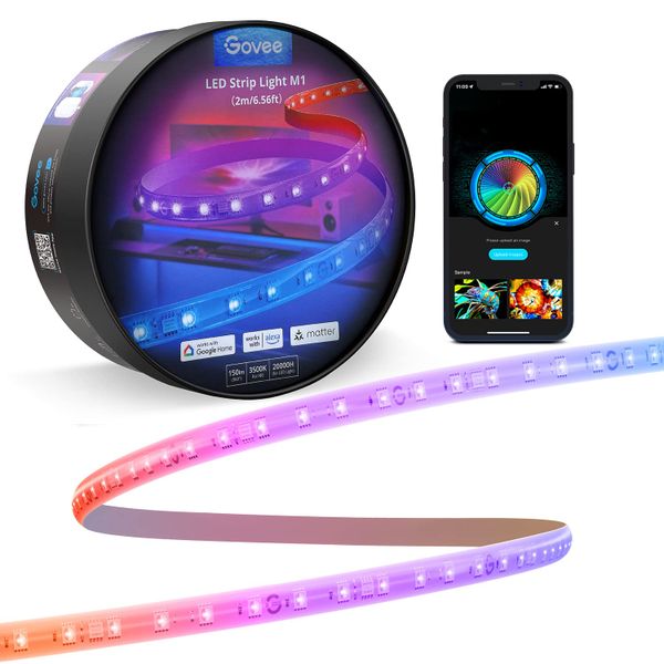 Govee LED Strip Light M1 (2M) - Matter &amp; Apple HomeKit Support, RGBICW
