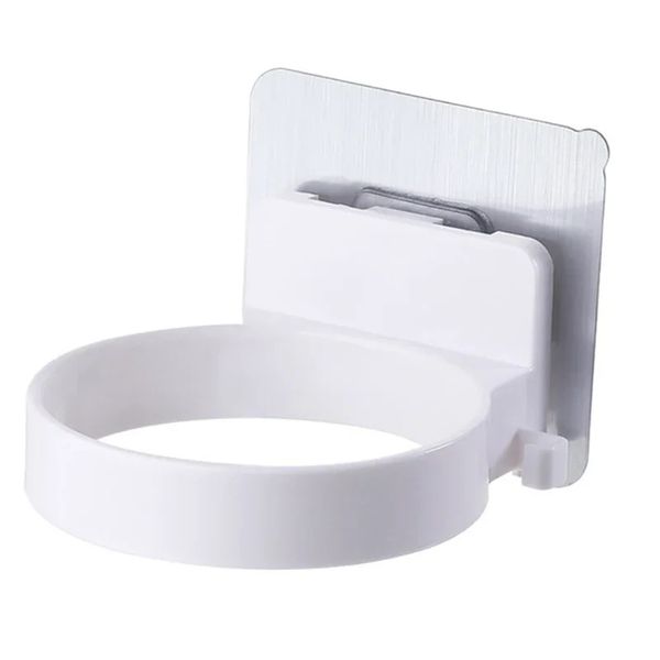 Wall Mounted Hair Dryer Holder Bathroom Storage Wall Hanging Holder Rack