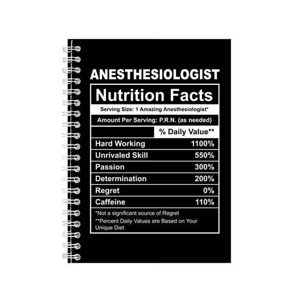 Anesthesioalogist Wire Bound Notebook Writing Book Notepad