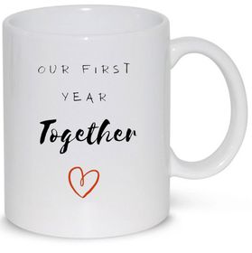Our First Year Together v3 Boyfriend Girlfriend First Anniversary Gift