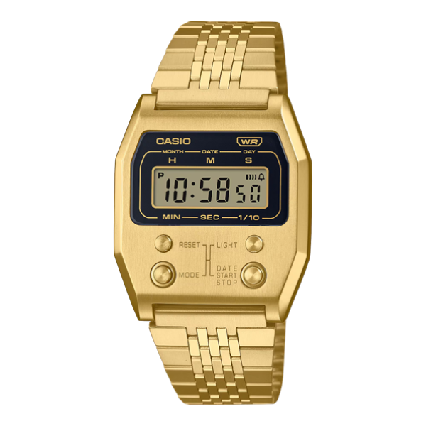 Casio A1100G-5DF Vintage Full-Metal Revival - Gold
